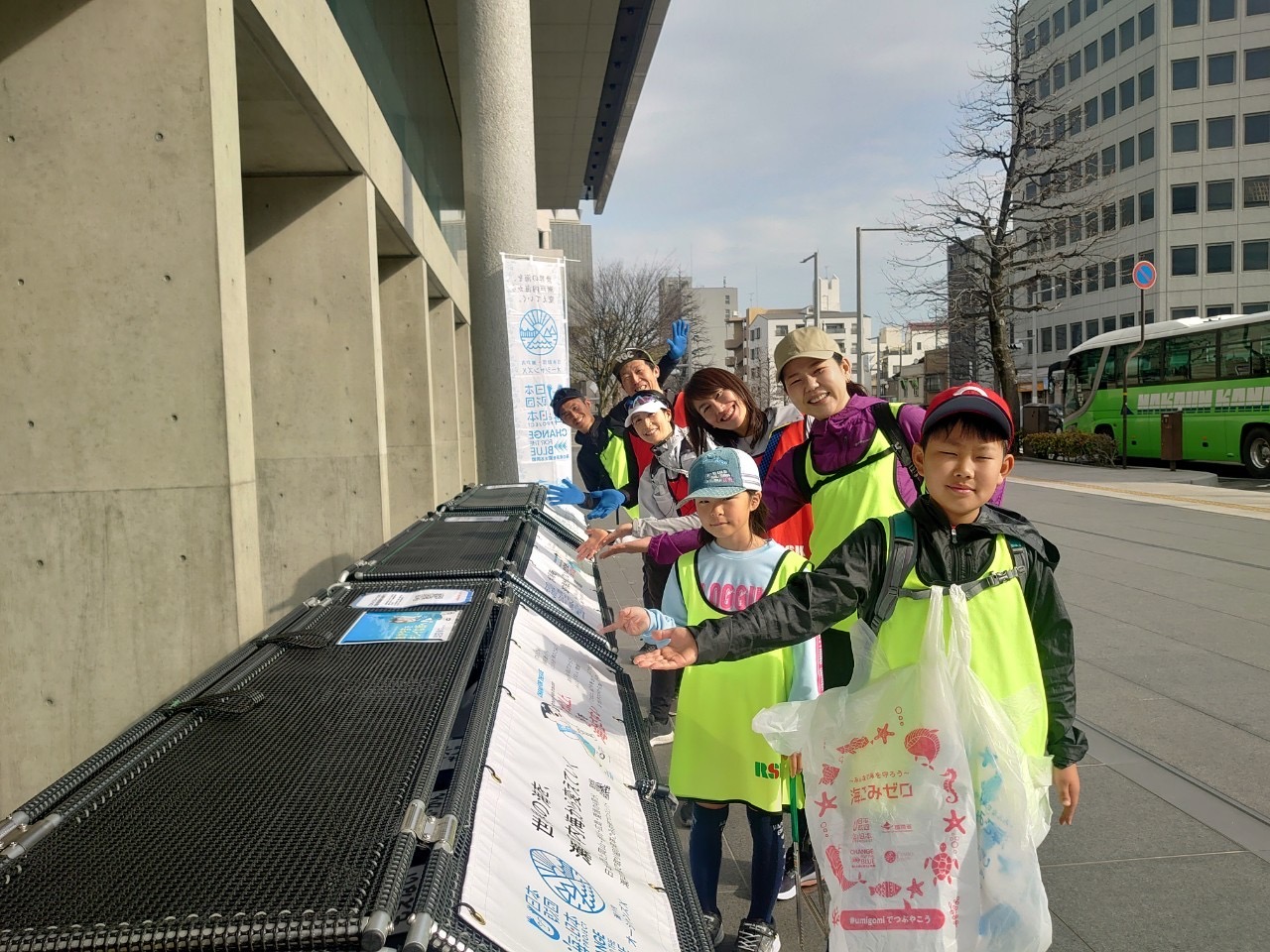 今日は岡山駅周辺を綺麗にしました✨ーRSK放送の✨ーRSK放送のプロギングイベントに参加ー