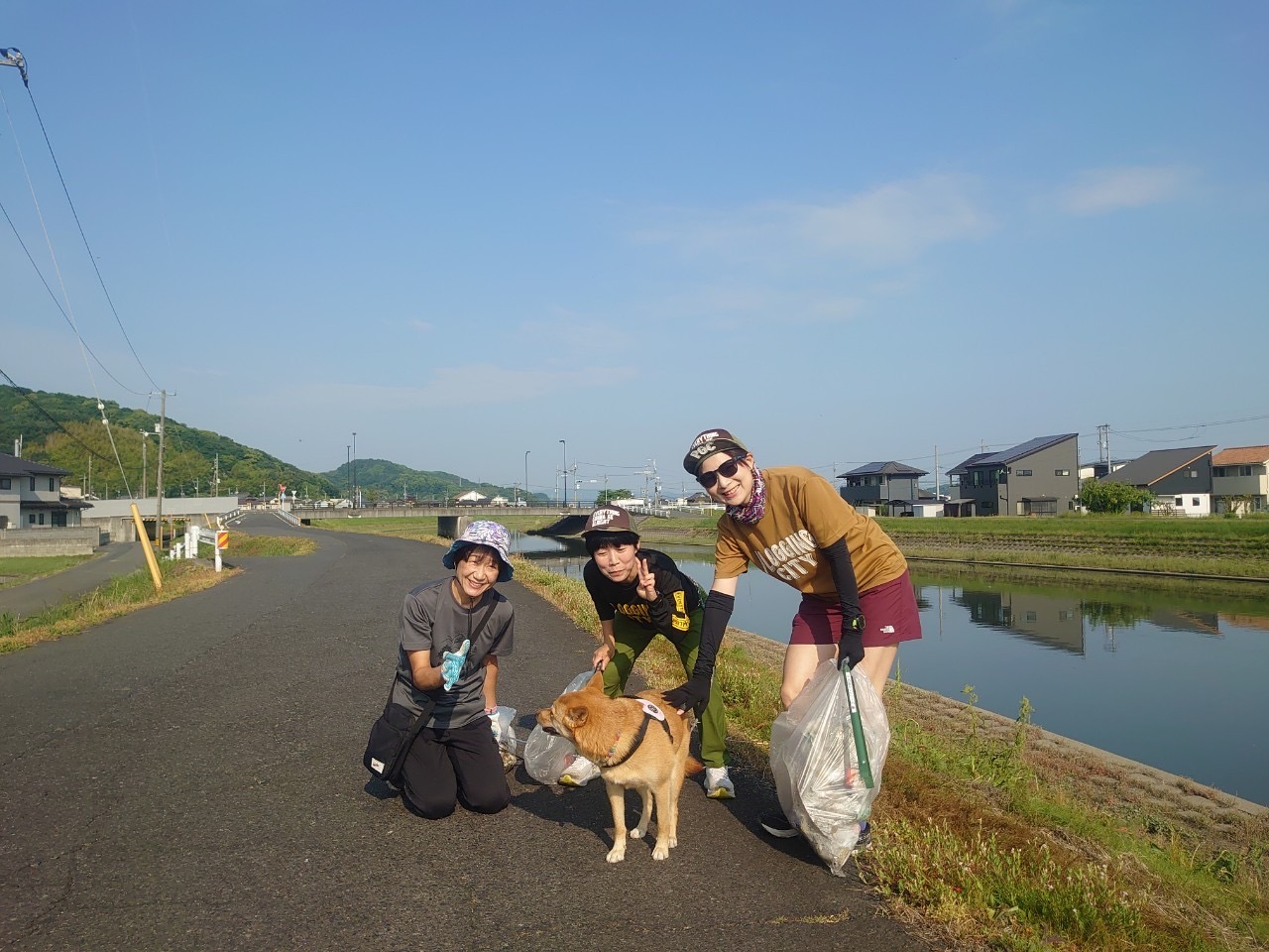 今日は【倉敷市】吉岡川周辺を綺麗にしました✨ー【倉敷市】と【総社市】の相続円満相談室の休日ー