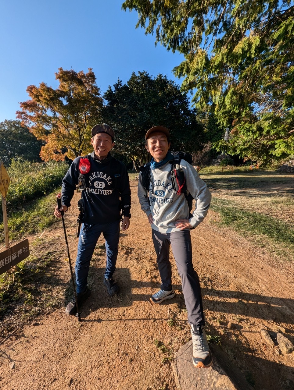 OMMの練習のために、清音の福山山頂に泊まりました⛰️