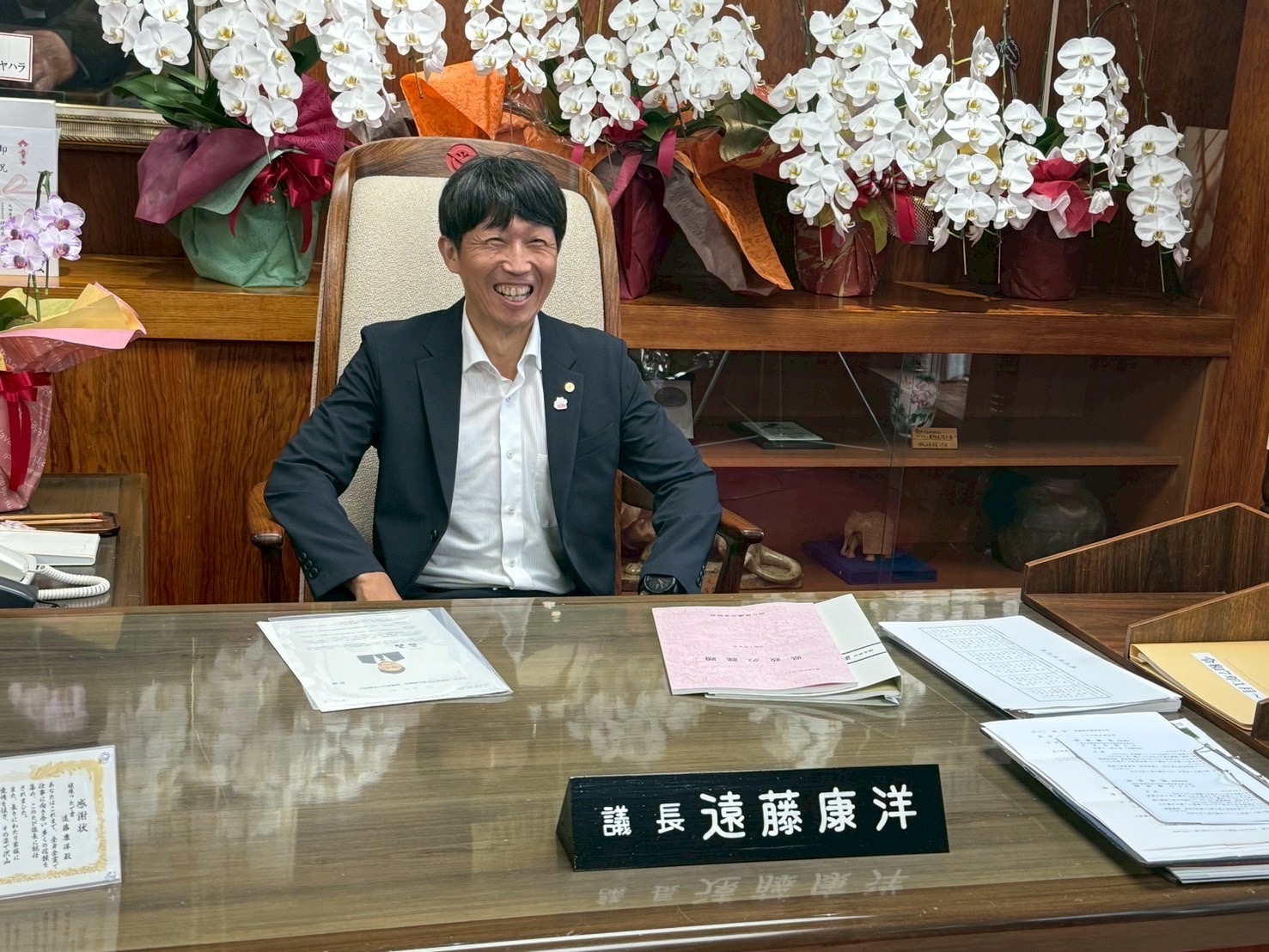 今日は岡山県議会議長に会うため岡山県庁へ表敬訪問させていただきました🙌